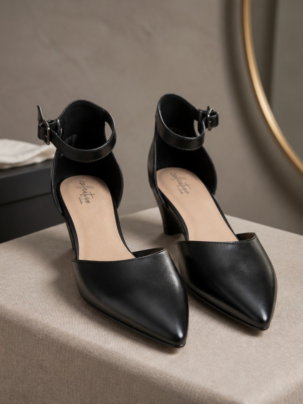 Clarks Linvale Edyth Womens Black Shoes Size 9.5